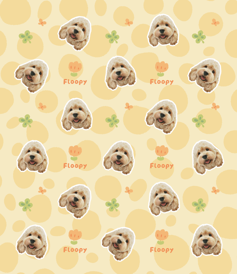 Sunlit Stroll custom pet blanket mood preview